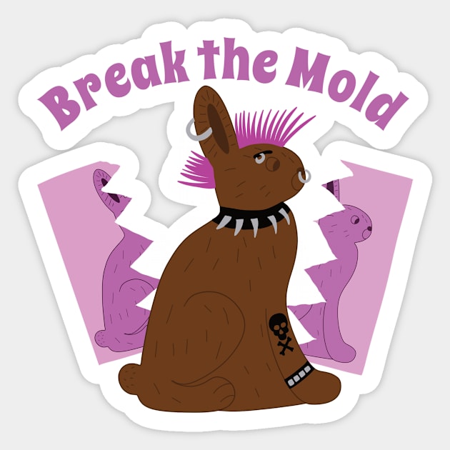 Break the Mold Sticker by Alissa Carin